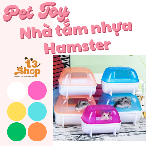 Large Plastic Bathroom for Hamsters - T3 Pets Shop