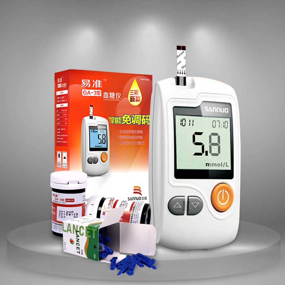 Máy Đo Huyết Áp Ga-3 + Que Thử + Que Thử Máu
