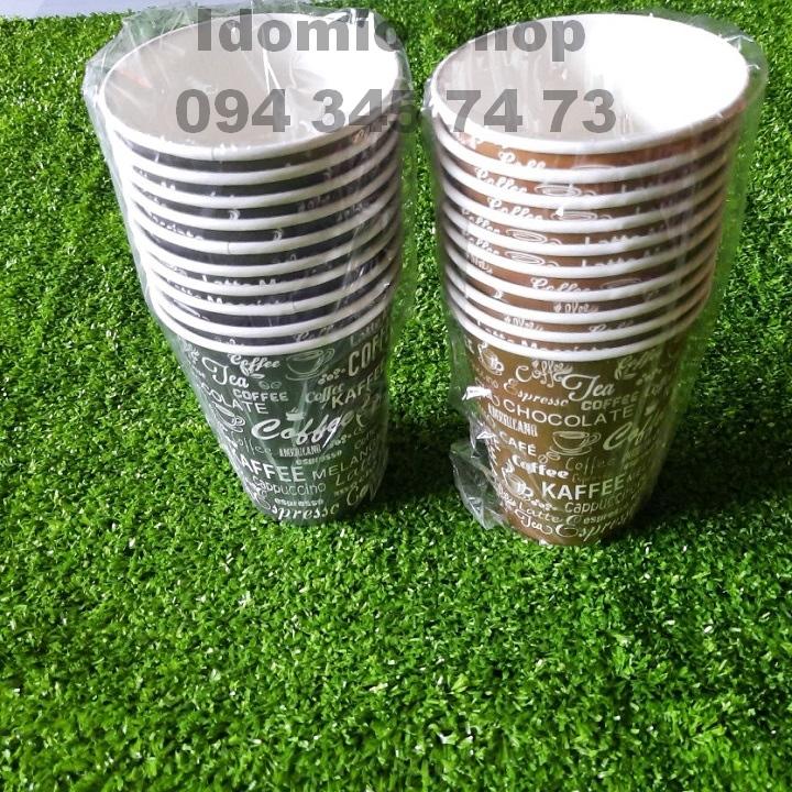 10 Cái Ly Cafe 390ml - Nắp
