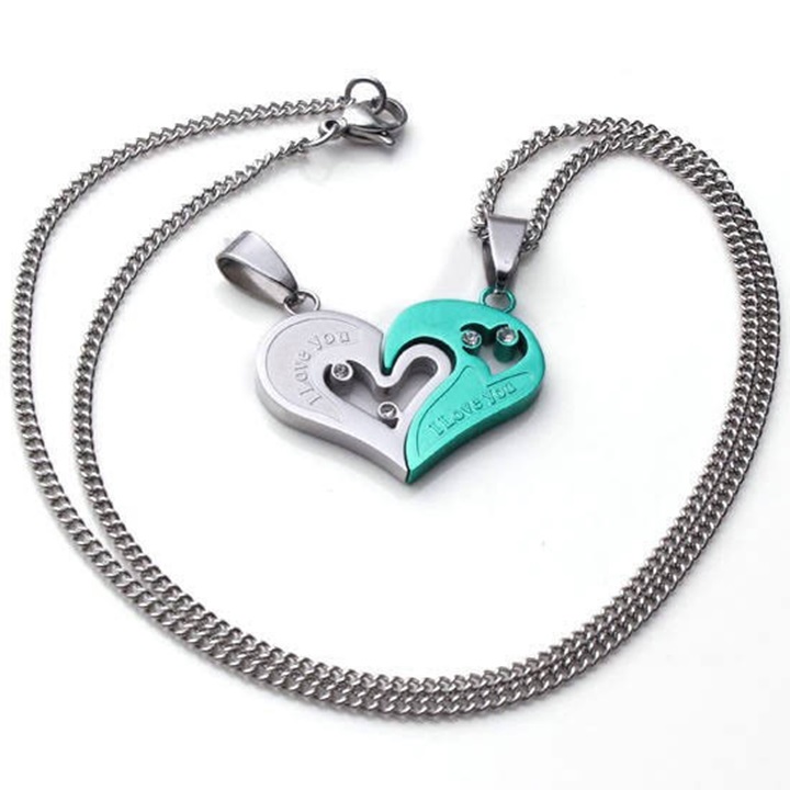 Dây chuyền cặp valentine khắc tên MDC12x