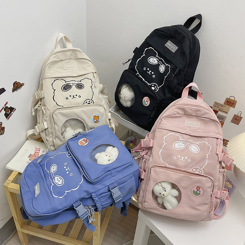 balo cute nữ thời trang gấu dễ thương