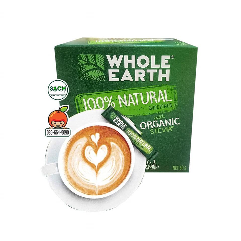 Đường cỏ ngọt Stevia Organic Whole Earth 350gr