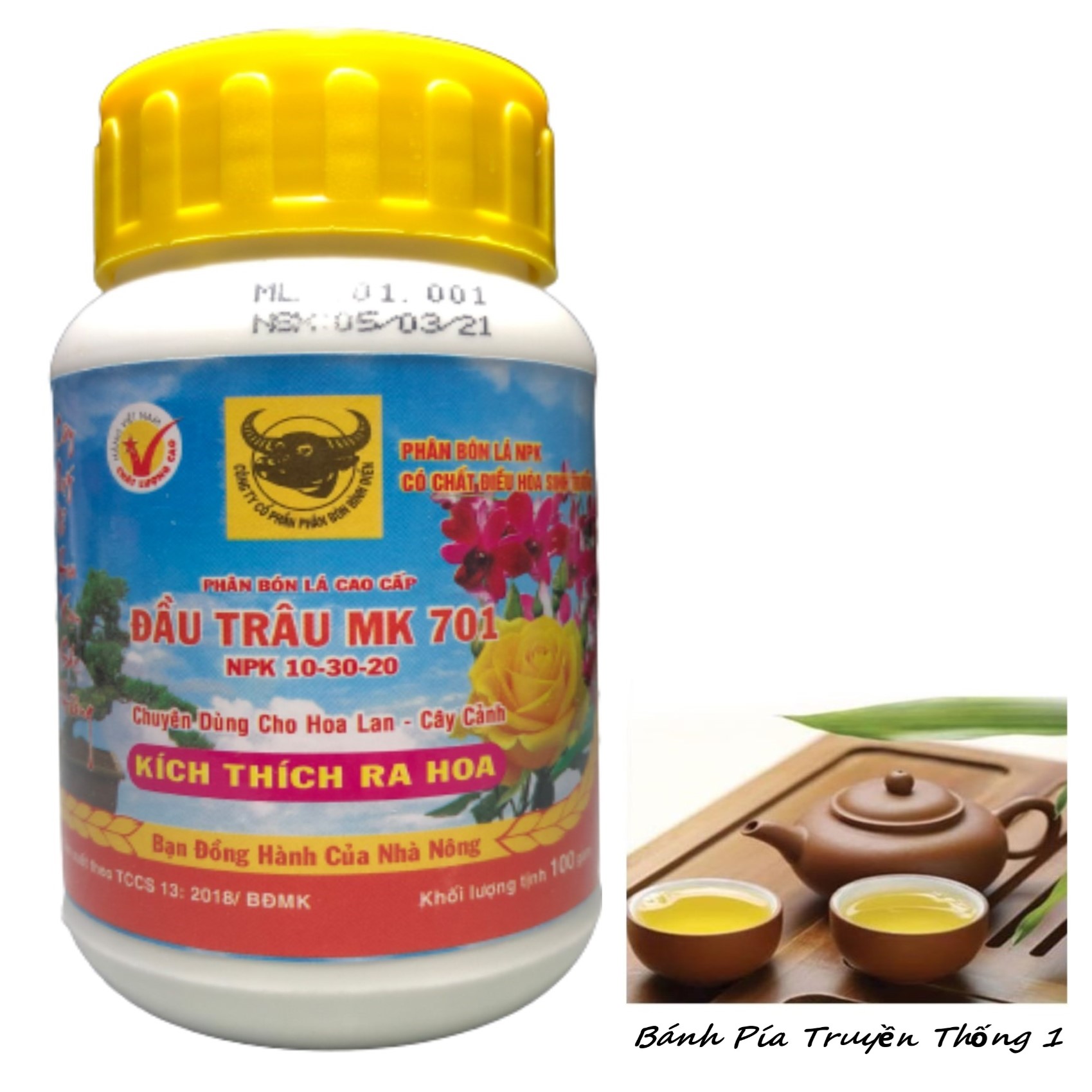 Phân bón lá cao cấp đầu trâu mk 701 - #014a# 100g