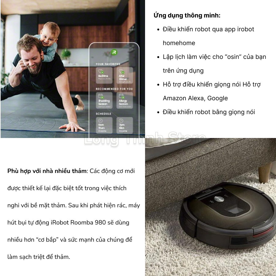 Original - Automatic robot vacuum cleaner iRobot Roomba 980