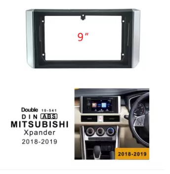 MẶT DƯỠNG 9INCH MITSUBISHI XPANDER, LẮP DVD ANDROID CHO XE 2018-2019 9INCH CÓ JACK NGUỒN ZIN