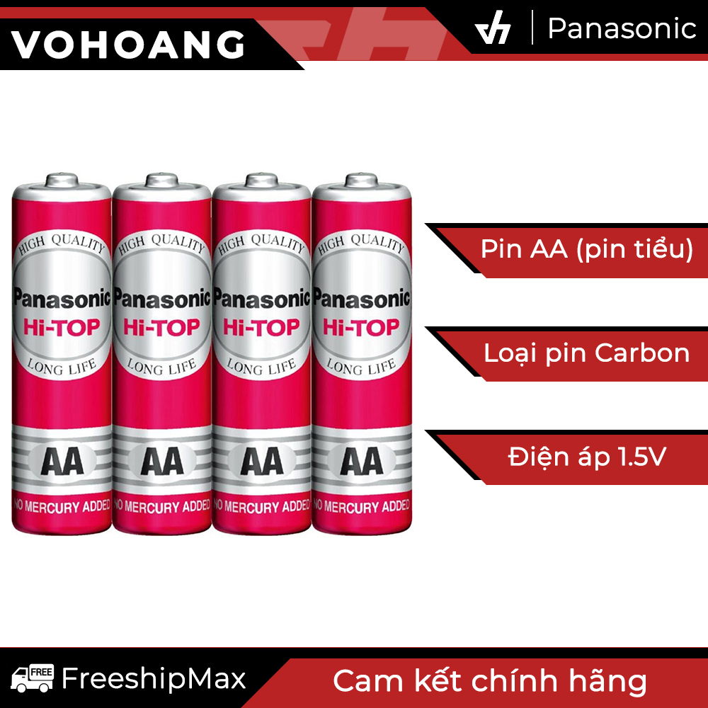 Bộ 4 pin aa panasonic r6dt high quality