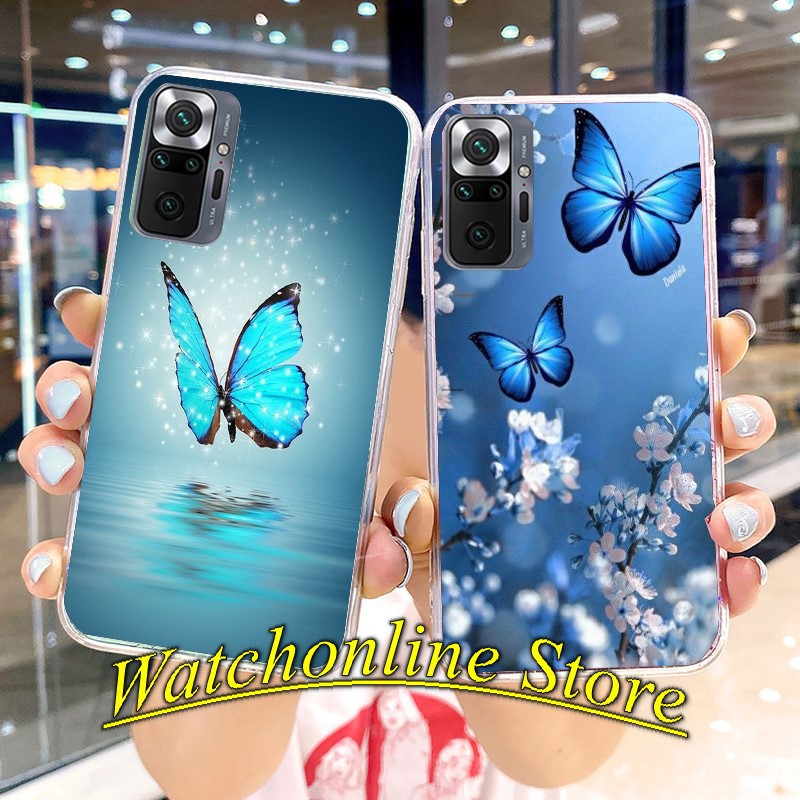 Ốp silicon xiaomi note 7 / note 8 pro / nots 9s / note 5 pro / redmi 5 plus / note 4x/ mi 8 se mi 5x in hình bướm xinh