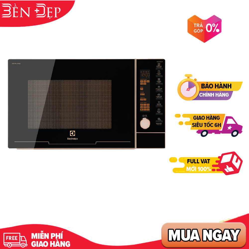 [Trả góp 0%]Lò vi sóng Electrolux EMG25D89GGP 25 Lít (Giá áp dụng giao tại HN, HCM& các tỉnh liên hệ shop)