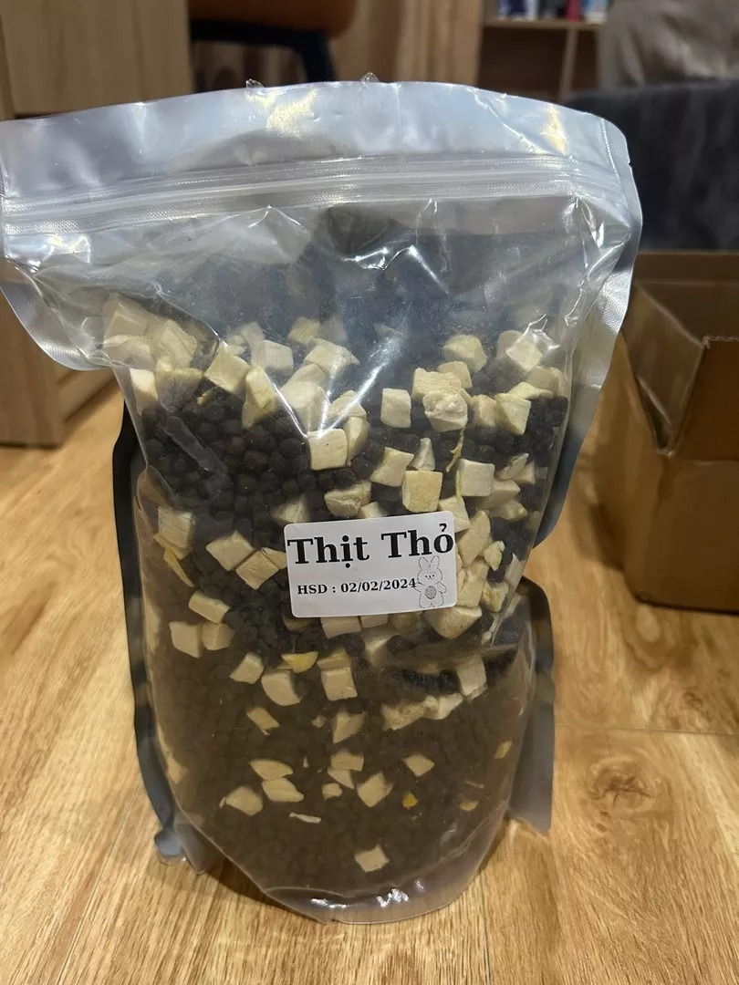 [TÚI 1KG CHIA] Hạt Cho Mèo Mix Thịt Sấy TEB City (Series Cao Cấp) - Đủ Vị - [Nông Trại Thú Cưng]