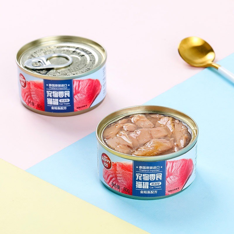 Pate Wanpy Happy 100 Lon 85g - Pate Cho Mèo Mọi Lứa Tuổi
