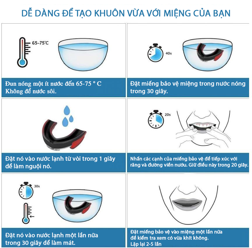[HCM]Bảo vệ răng boxing thể thao mềm dẽo #BVR3