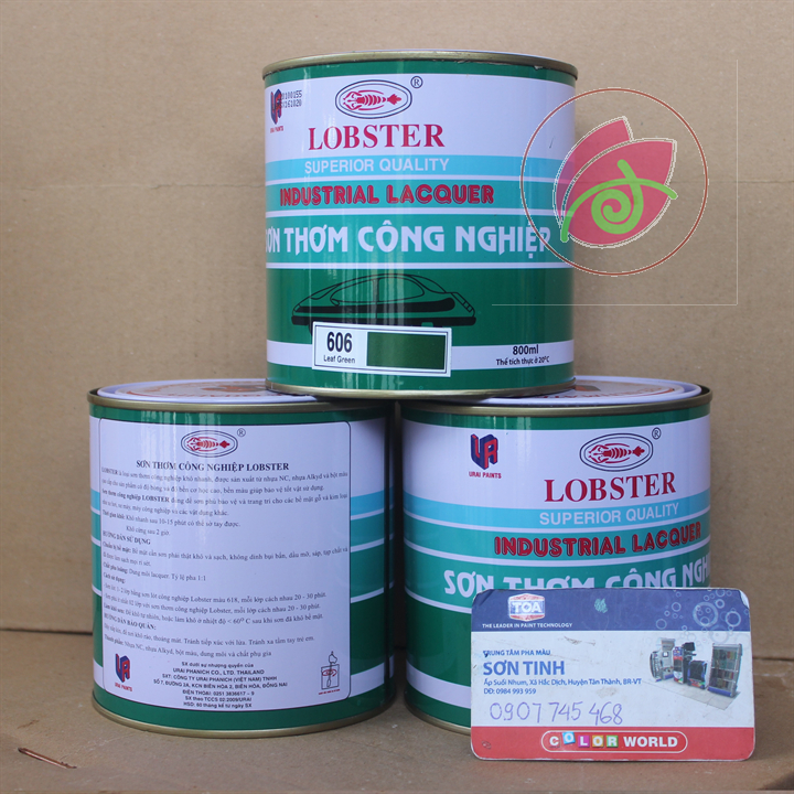 Sơn thơm công nghiệp Lobster 800ml - sơn đa năng gỗ sắt thép tôn nhựa xe máy