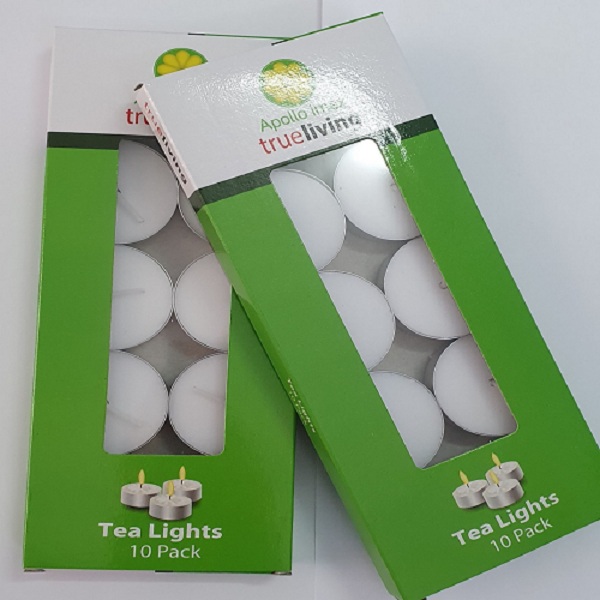 [HCM]Hộp 10 viên nến tealight trắng cháy 3-4 giờ