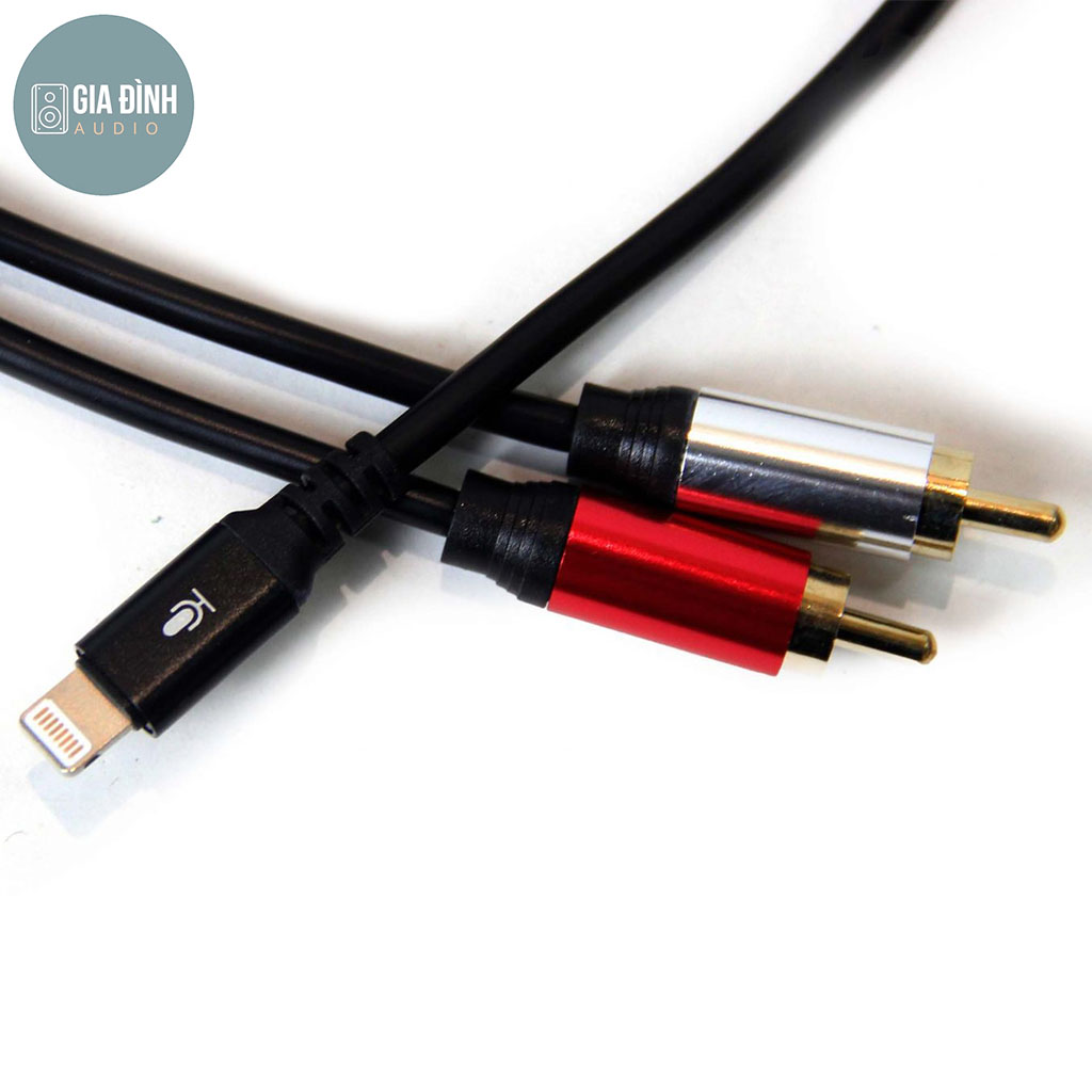 Cáp Lightning ra 2RCA (bông sen) Kiwi - Chính hãng