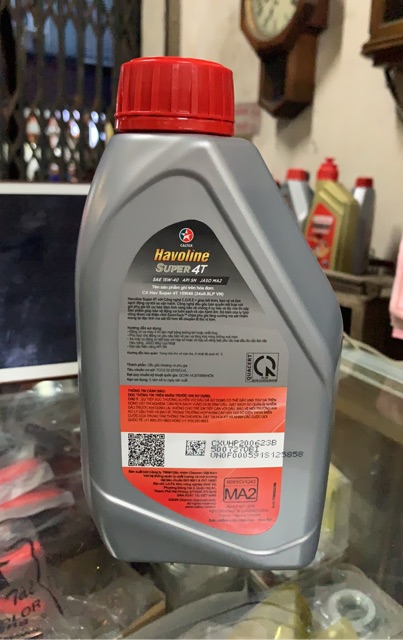 Dầu nhớt xe số Caltex® Havoline Super 4T