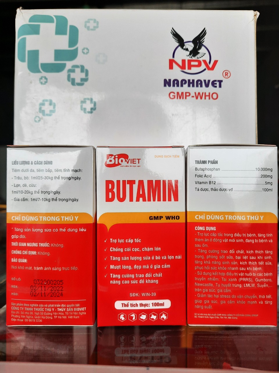 BUTAMIN B12 TRỢ LỰC GIA SÚC GIA CẦM