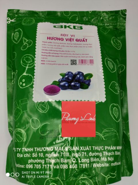 Bột Vị Pha Trà Sữa Khoai Môn  BKB Gói 1kg