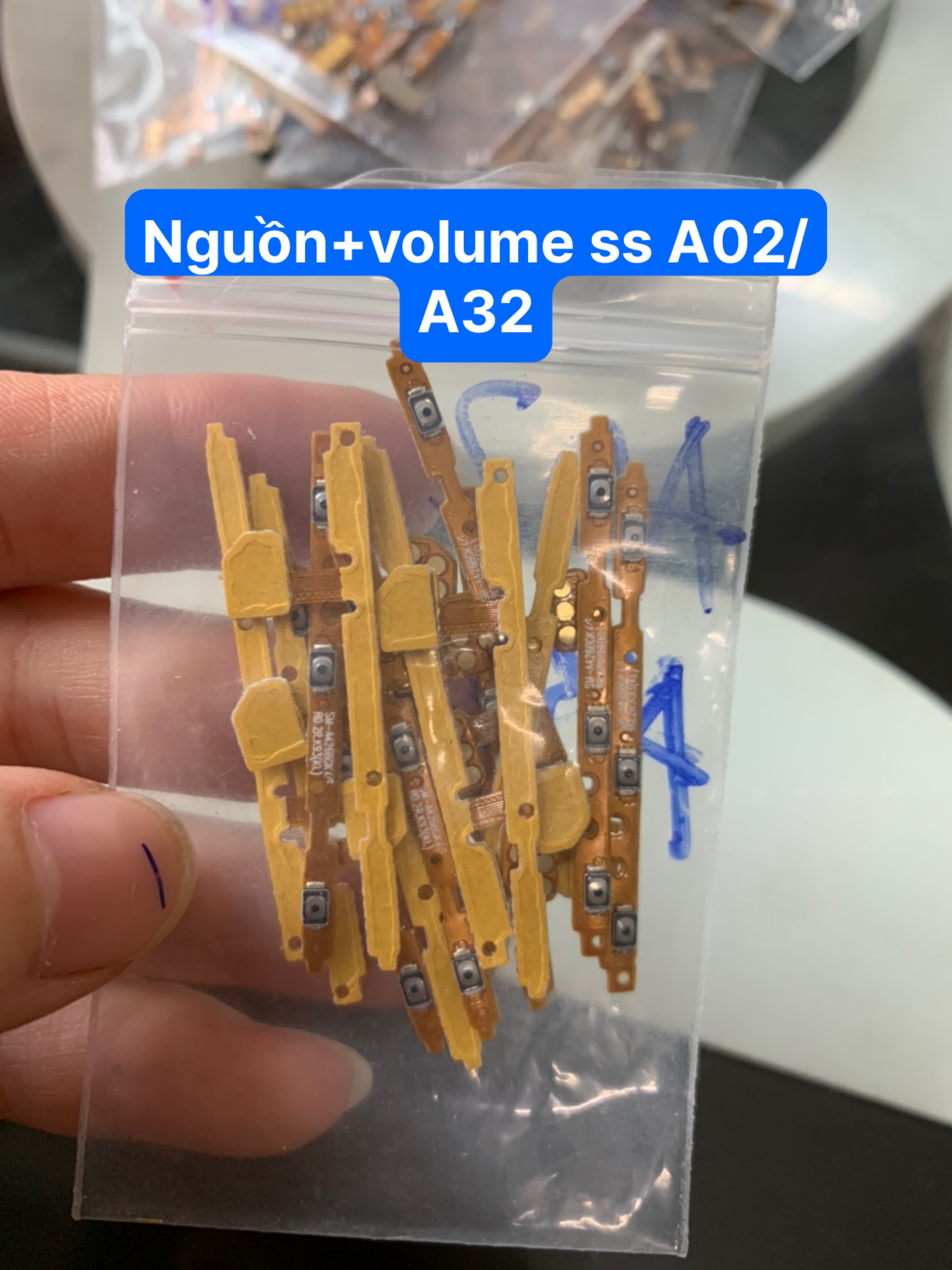 Cáp nguồn liền volume/ âm lượng điện thoại sam sung a02/ a32