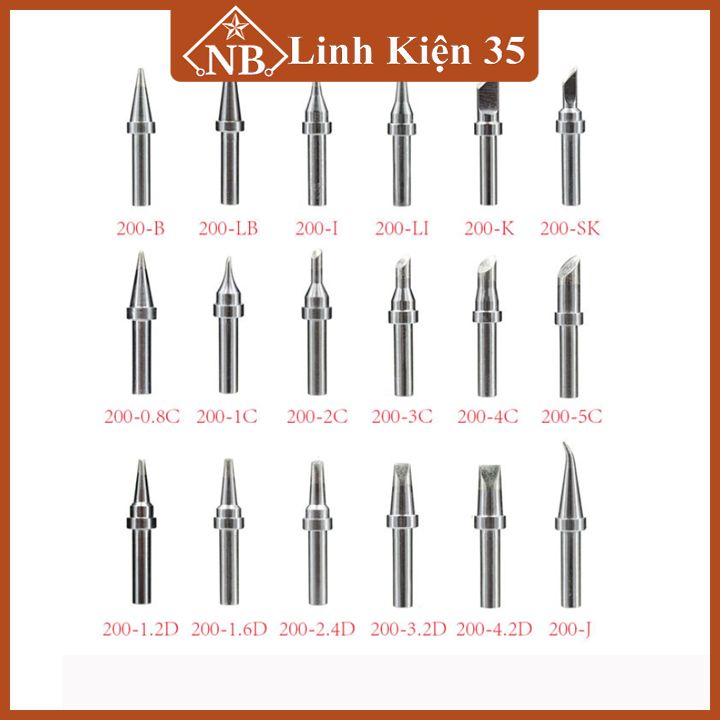 Mũi hàn 200 thay thế cho tay máy hàn Quick 203, Hunter 203