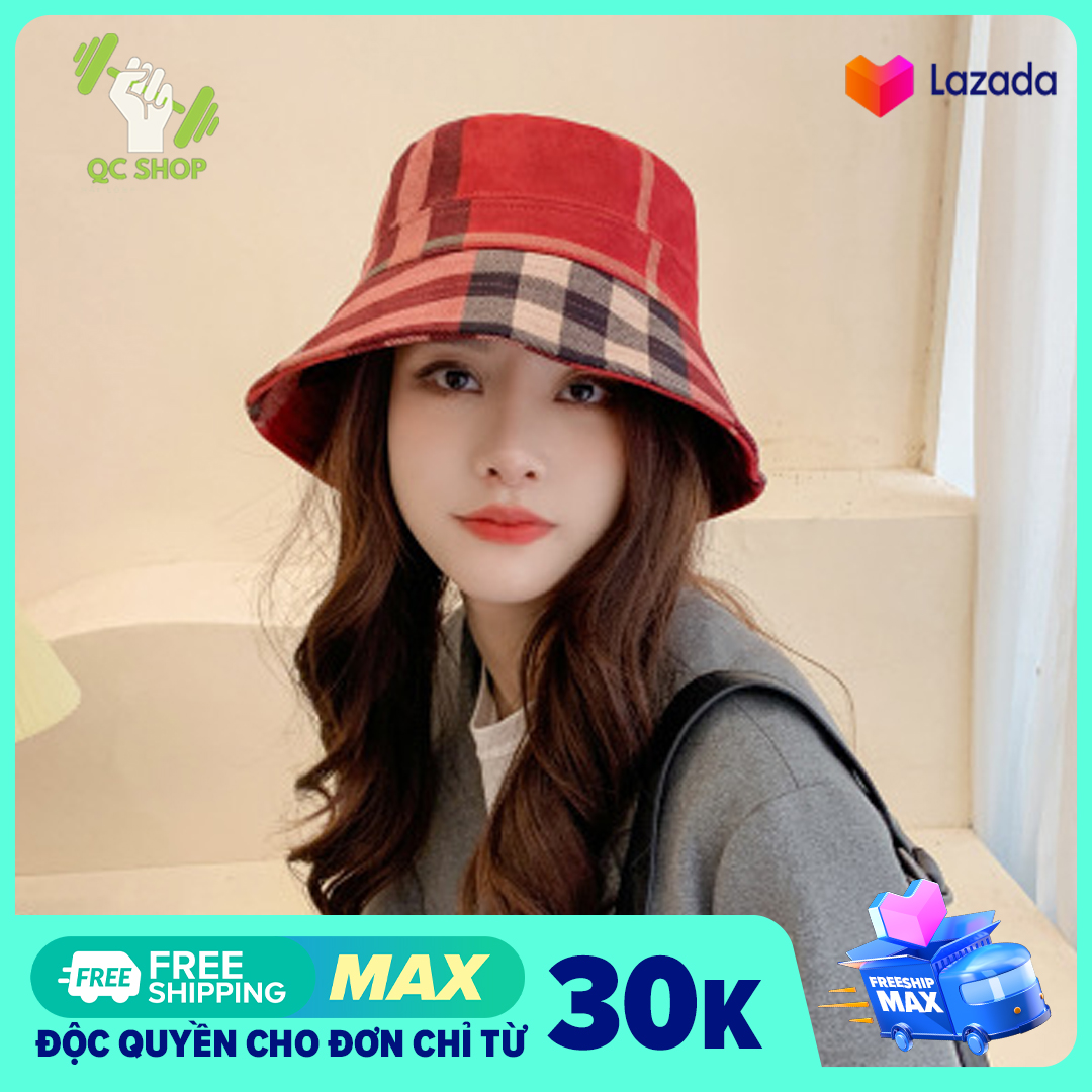 Nón Rộng Vành Nữ -Nón Bucket Kẻ Sọc 2020