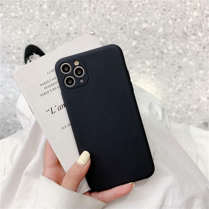 Ốp Lưng Silicon Màu Bảo Vệ CAMERA