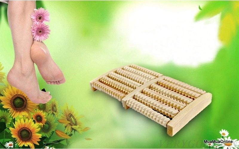 Dụng Cụ Massage Bàn Chân Bằng Gỗ 5 Thanh Tiện Lợi