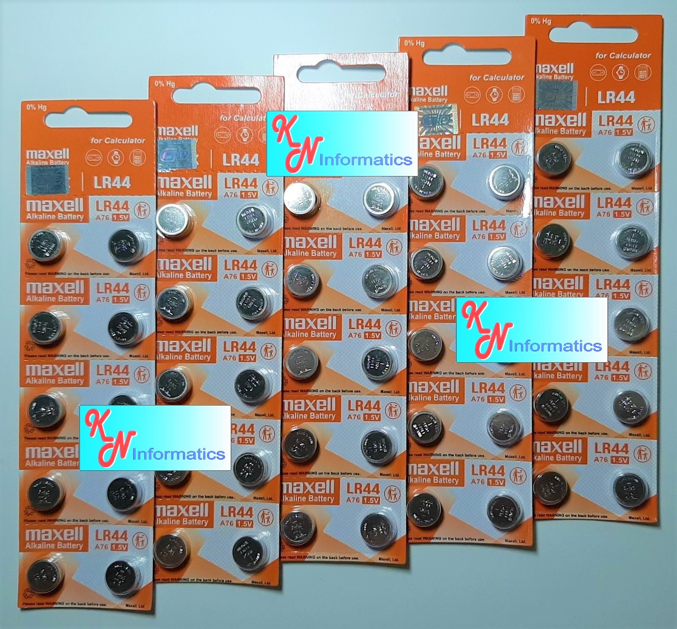 5/4/3/2/1 alkaline Maxell LR44 battery pack/A76-1 grate 10 PCs-authentic-made in China