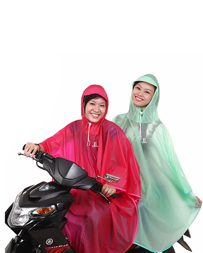Áo Mưa Rando Bướm Trong Màu