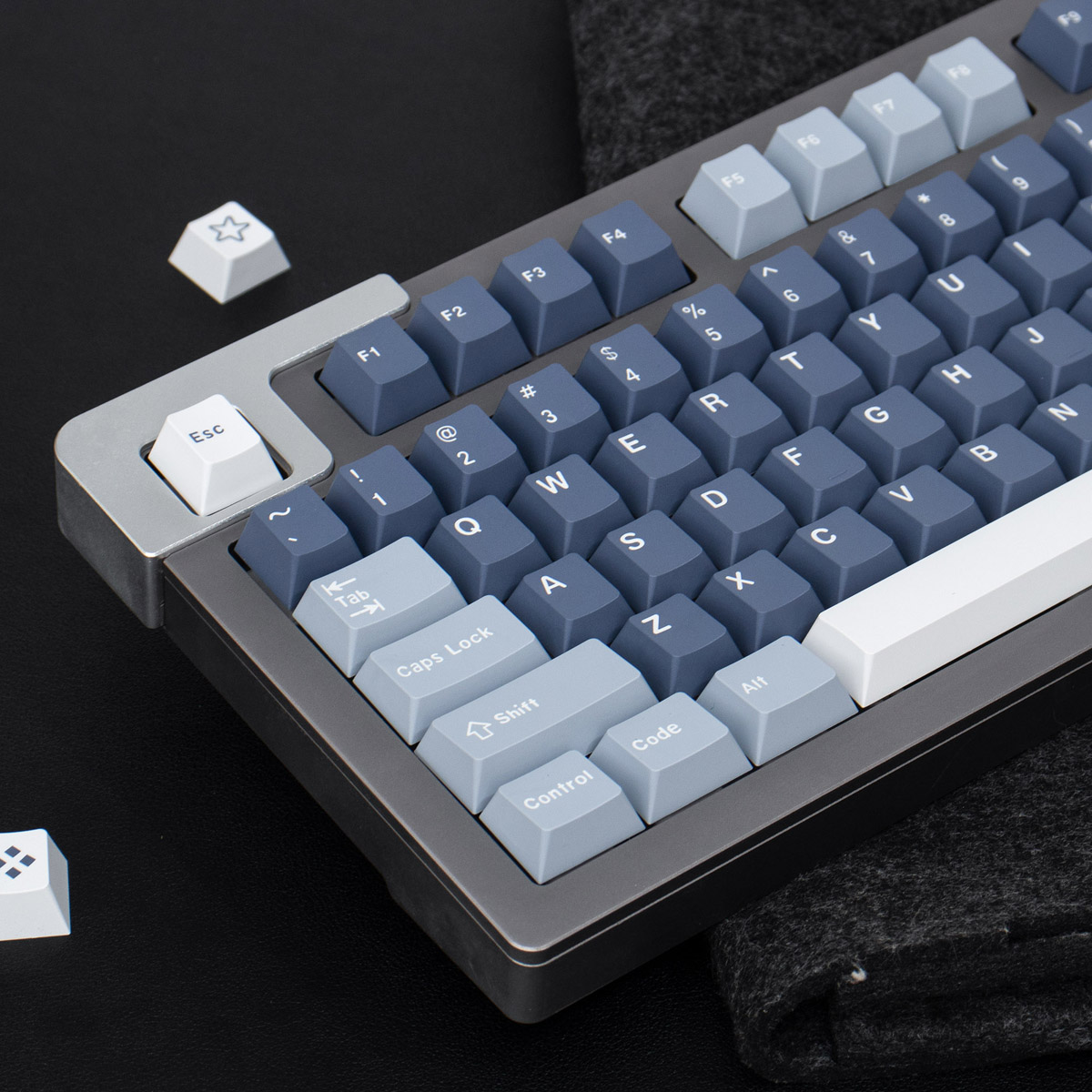 Bộ nút bàn phím cơ Keycap Cherry Fish - ABS Doubleshot - 173 phím