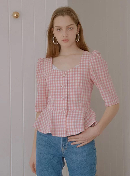 Rập Giấy WW046 - Áo "quốc dân" peplum cổ vuông
