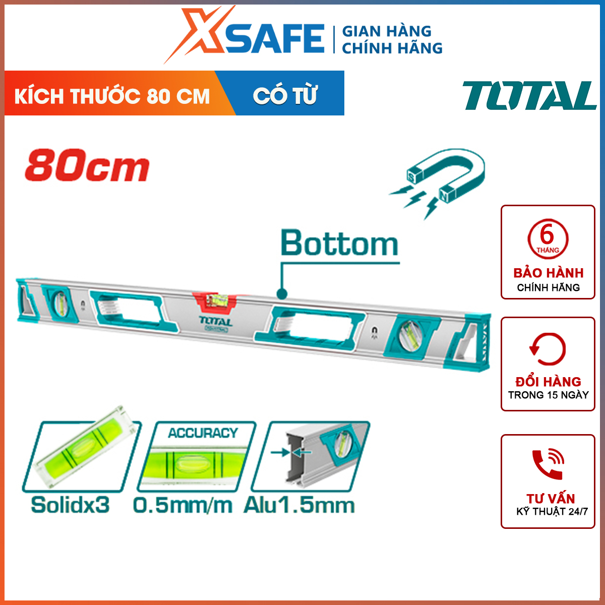 80cm vernier caliper with sucker magnetic-original-xsafe