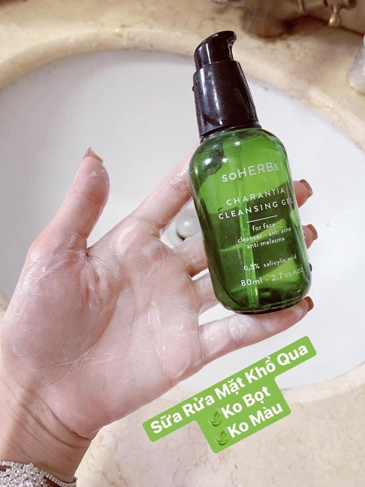 [HCM]Sữa rữa mặt khổ qua soHERBs Charantia Cleansing Gel