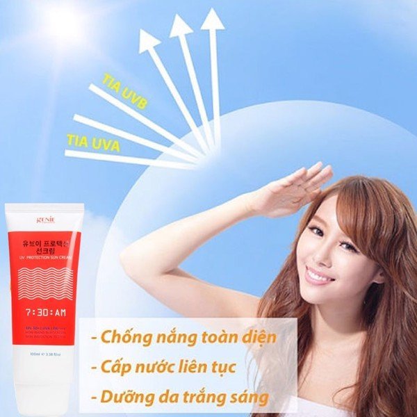 [HCM]Kem chống nắng lạnh Body Genie UV protection Sun Cream Hàn Quốc nhập khẩu