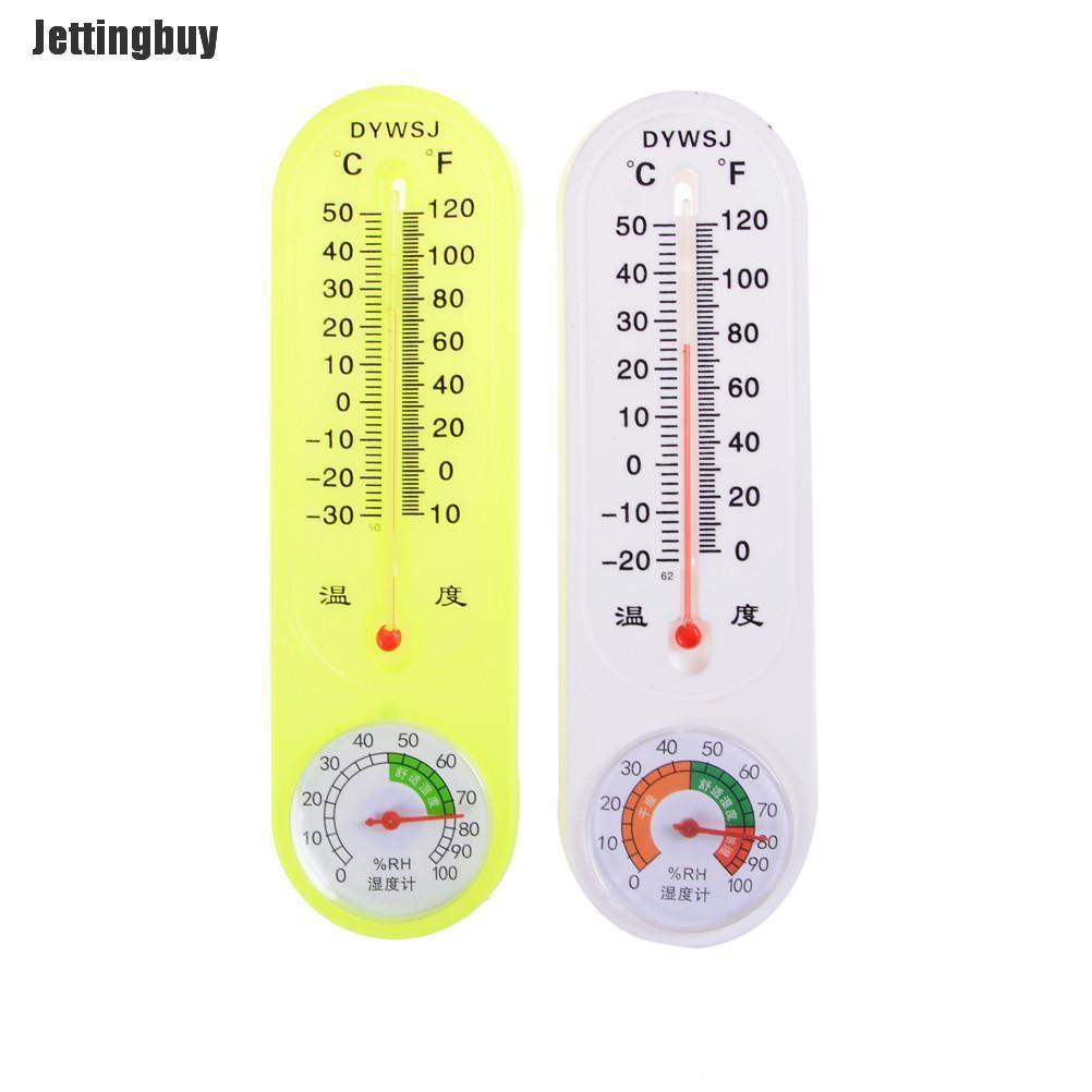 Household Thermometer Hygrometer Indoor Wall Hanging Weather Tester Measure White