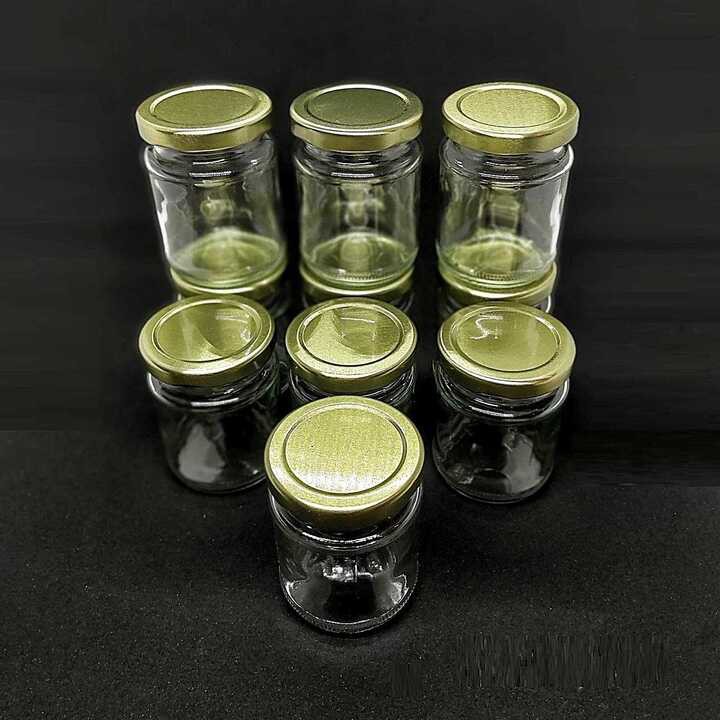 Combo 10 Hũ Thủy Tinh Nắp Thiếc vặn 70ML