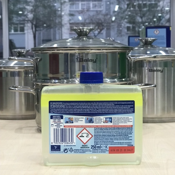 Chai Dung Dịch Vệ Sinh Máy Rửa Chén Bát Finish chai 250ml