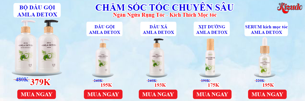 [HCM]SERUM DƯỠNG TÓC AMLA DETOX KÍCH MỌC TÓC