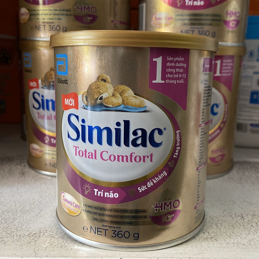 Sữa bột Abbott Similac Total Comfort với HMO 1 - 360g (0-12 tháng) (cho bé có hệ tiêu hóa kém)