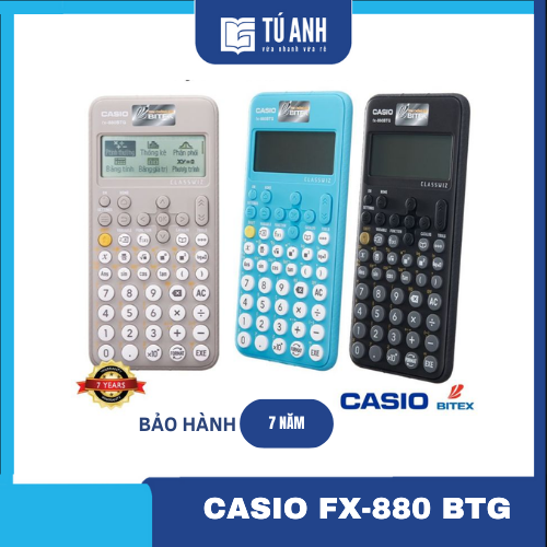 Máy Tính Khoa Học Casio FX-880BTG [ Sản phẩm chính hãng ]