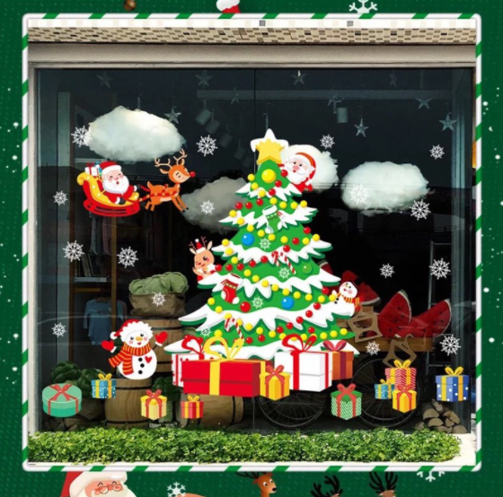 Decal trang trí Noel -