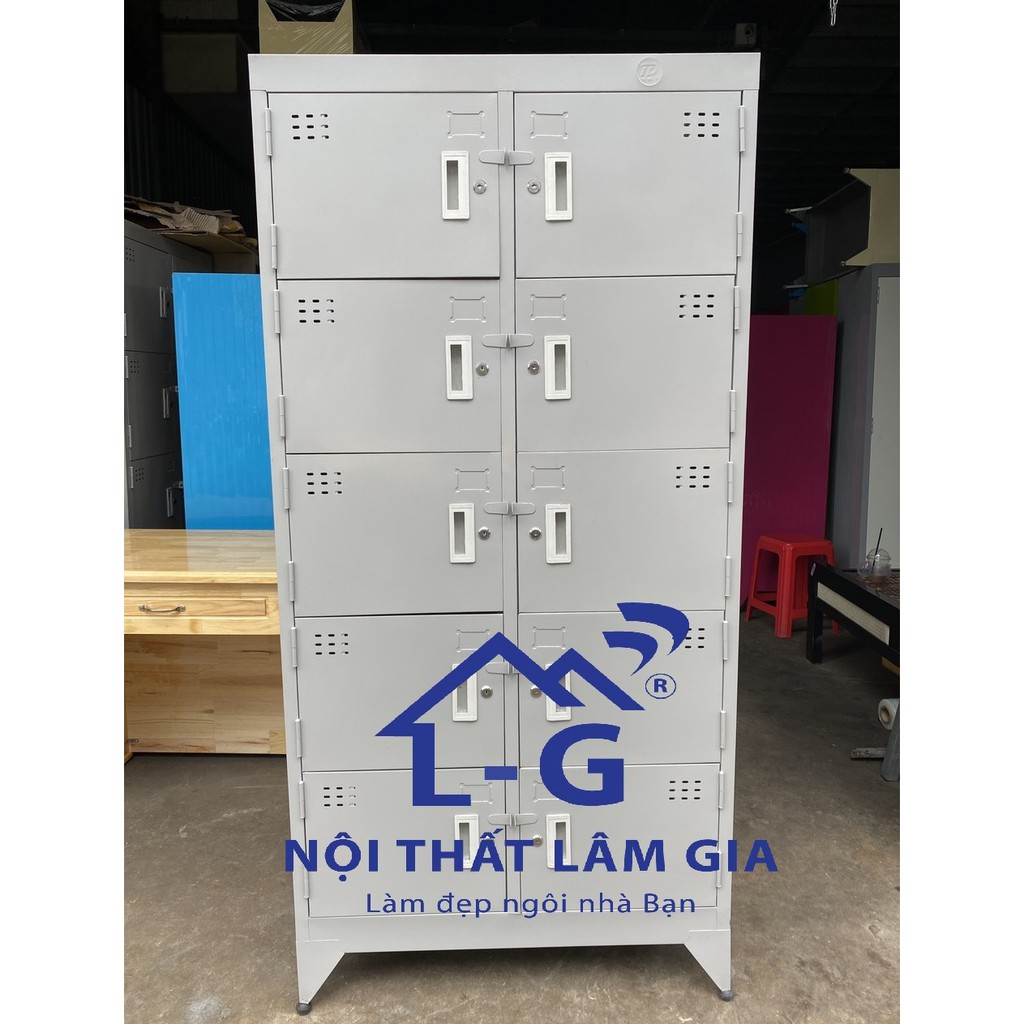 [HCM]Tủ sắt văn phòng đựng hồ sơ - tủ locker cao cấp 1m8x90