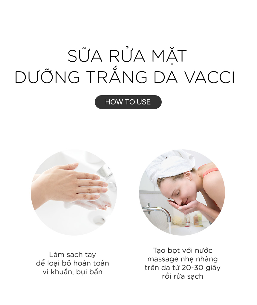 Sữa rửa mặt ngăn ngừa mụn tinh chất Than tre Vacci