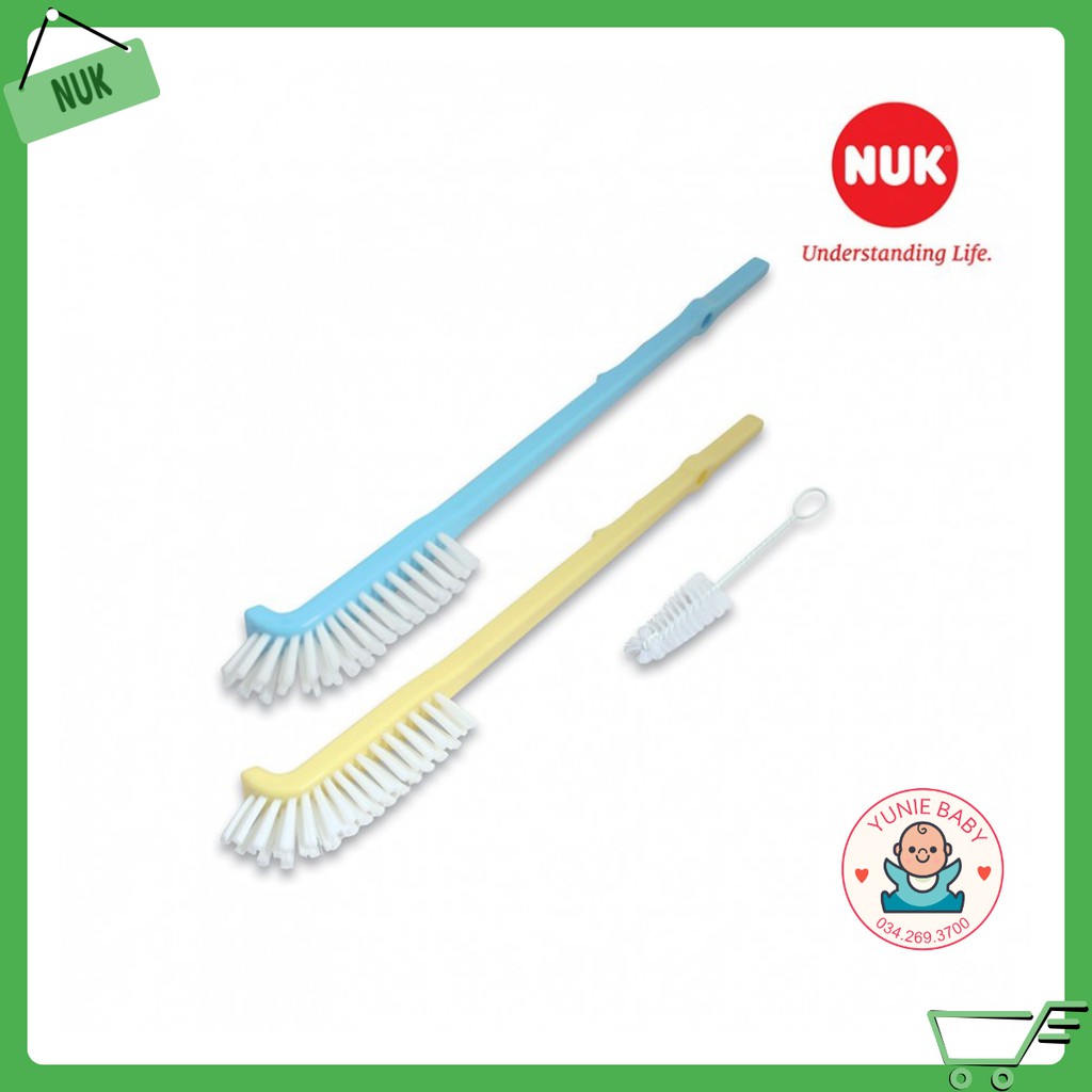BỘ CHỔI CỌ BÌNH SỮA NUK DELUXE