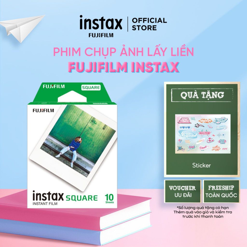 Phim Máy Chup Ảnh Lấy Liền - Fujifilm Instax Square