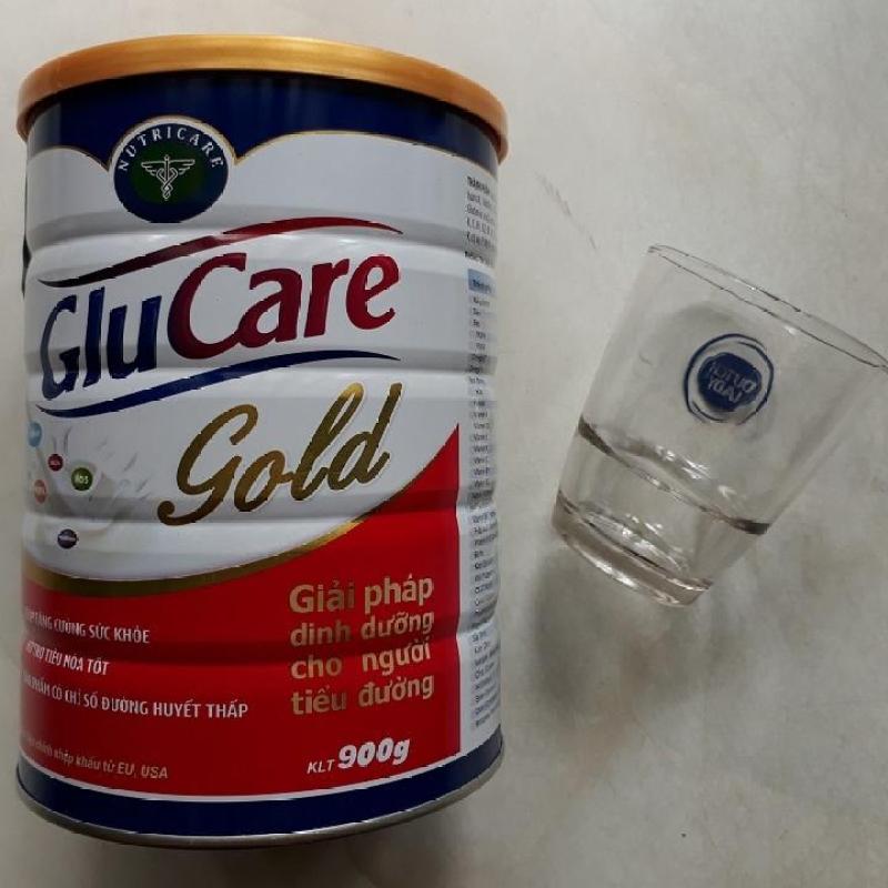 Sữa bột Glucare Gold 900g- (Dinh dưỡng cho người tiểu đường) tặng ly thủy tinh cao cấp(ms01) nhập khẩu