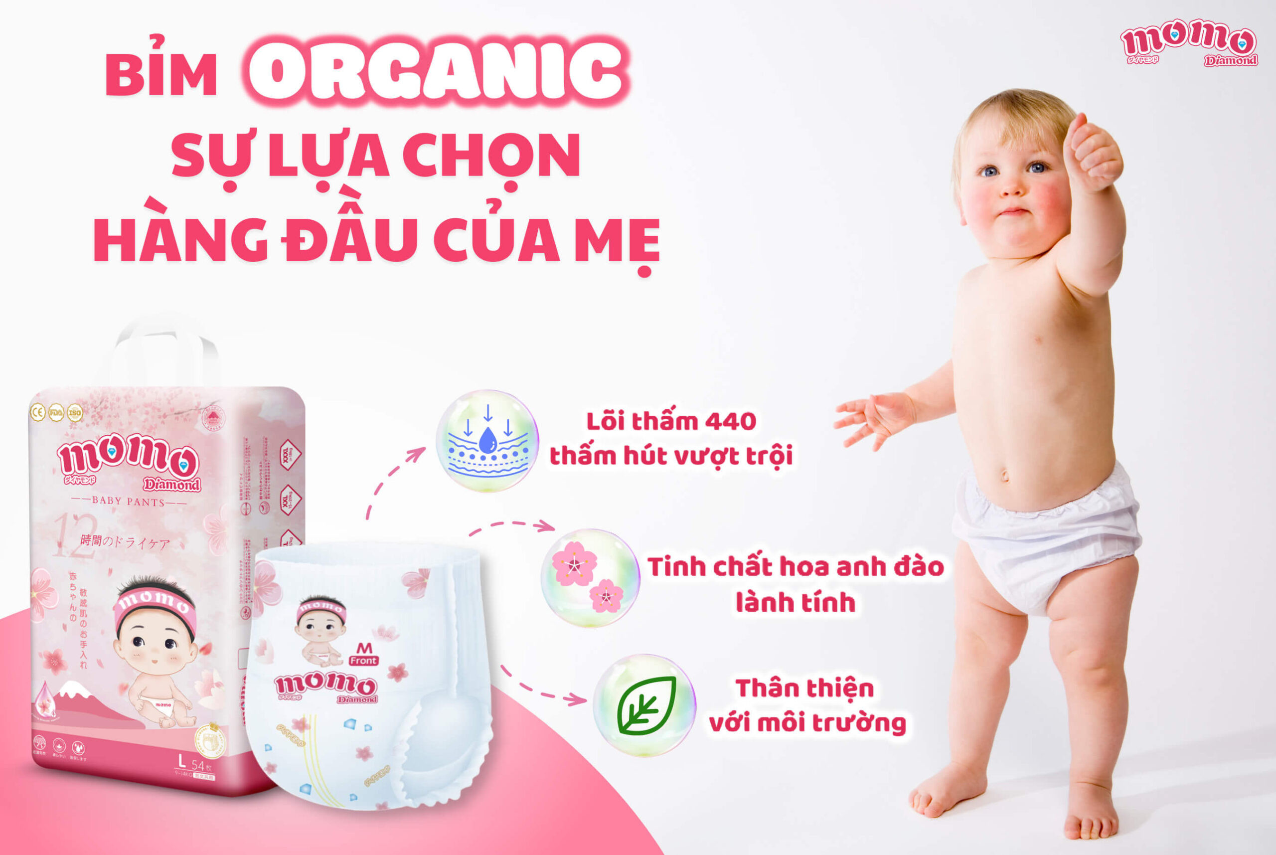 Bỉm/Tả MoMo Dimond