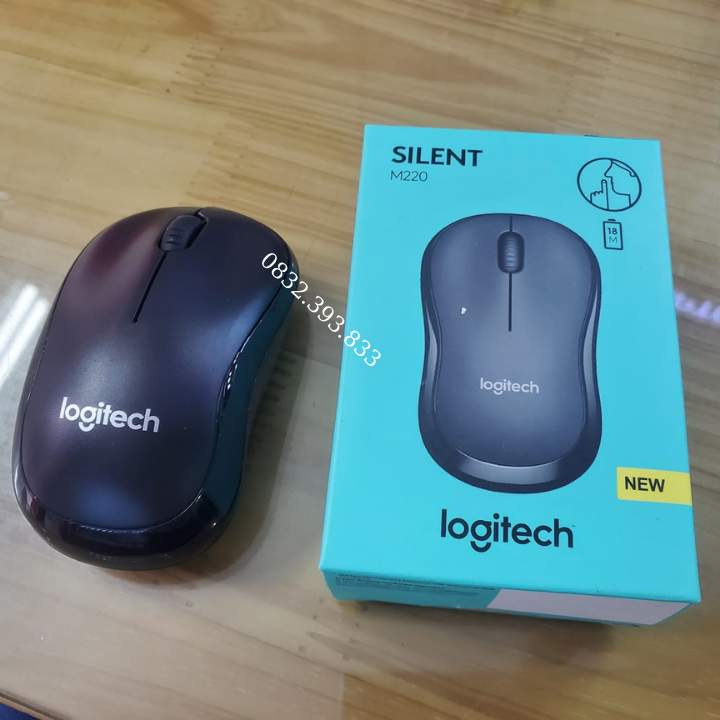 Chuột không dây Logitech Silent M220