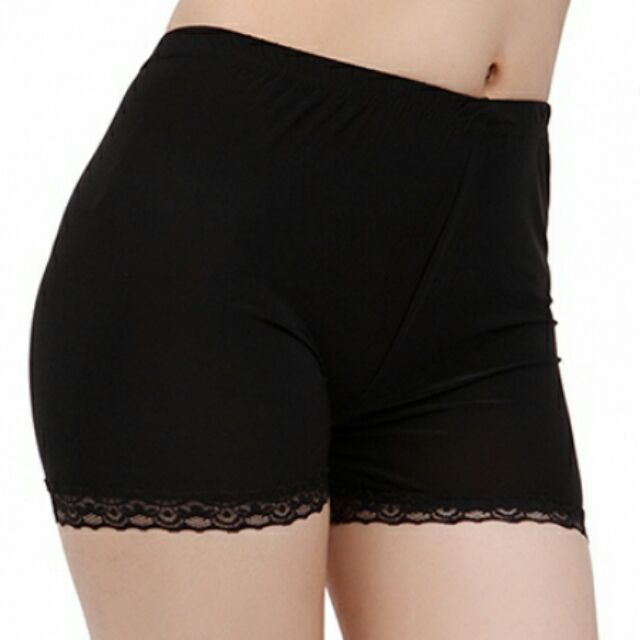 [HCM]QUẦN MẶC TRONG VÁY CHÂN REN SIZE L ( DA VÀ ĐEN)