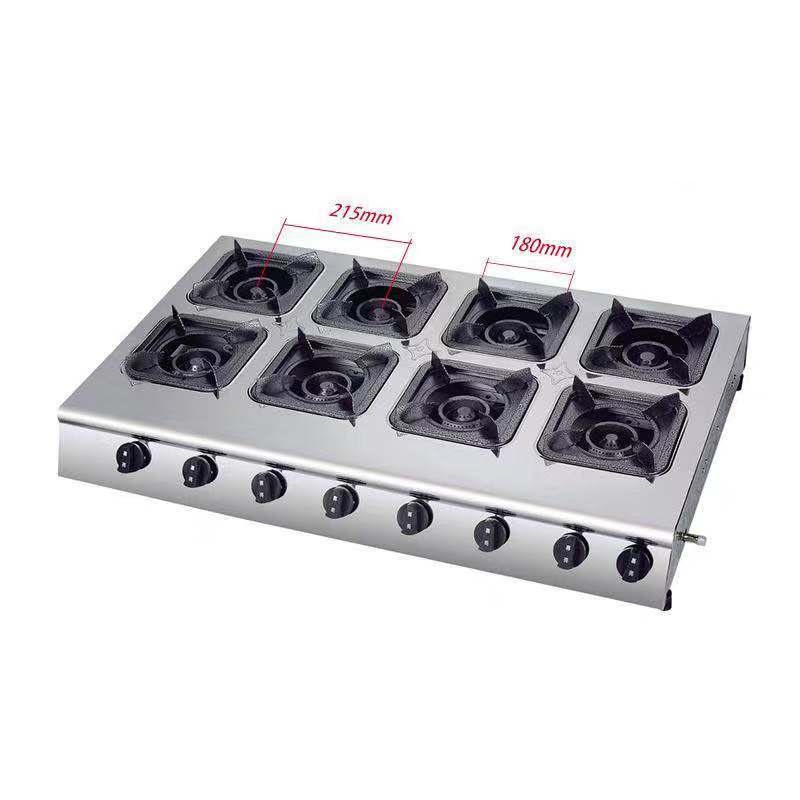 Bếp  ga 8 lò - Bếp gas 8 cửa chuyên nấu mỳ cay, cơm niêu