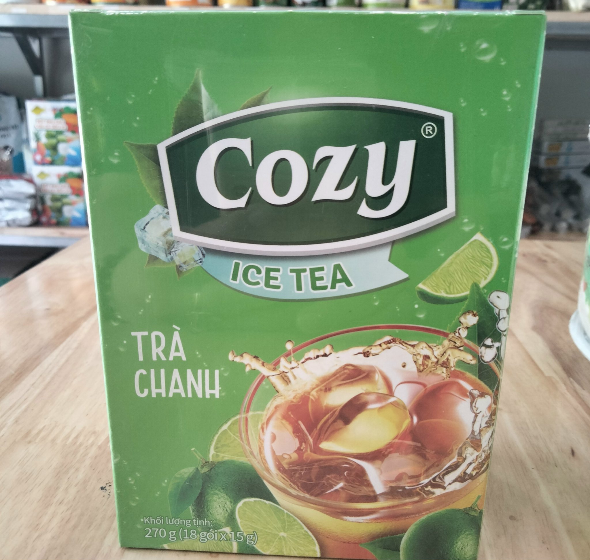 TRÀ  HÒA TAN COZY ICE CHANH 270/400G